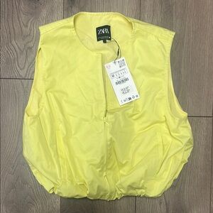 Zara Women's Yellow Top